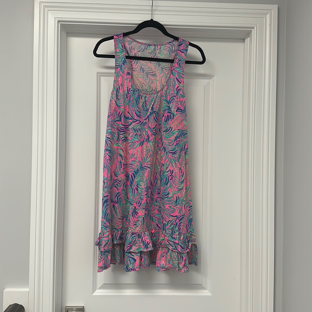 Racerback Lilly Pulitzer Shift with Ruffle